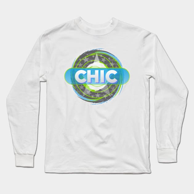 Chic Long Sleeve T-Shirt by Dale Preston Design